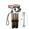 Folding Walking Cane with Led Light Aluminum Walking Stick for Elder