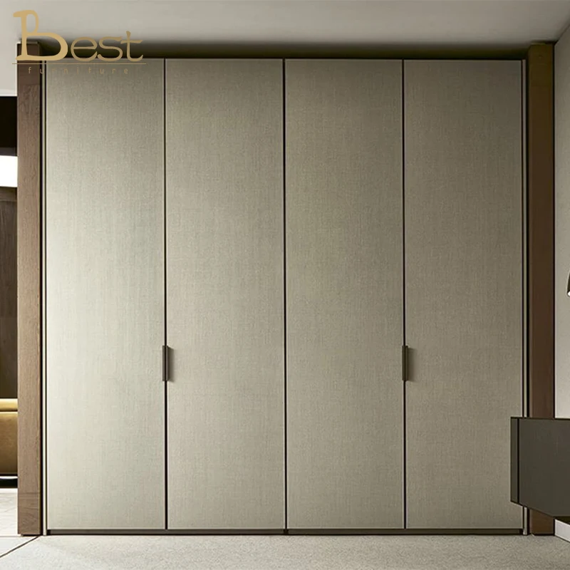 Modern Cloth Wardrobe Design Wooden Almirah Design Wooden Fabric Panel