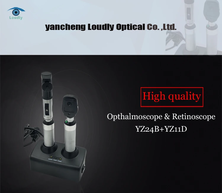 Loudly brand higher quality Opthalmoscope&amp;Retinoscope YZ24B+YZ11D