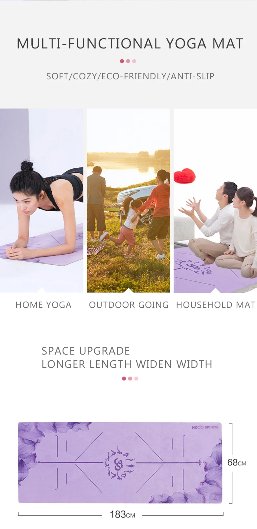 yoga mat eco friendly custom