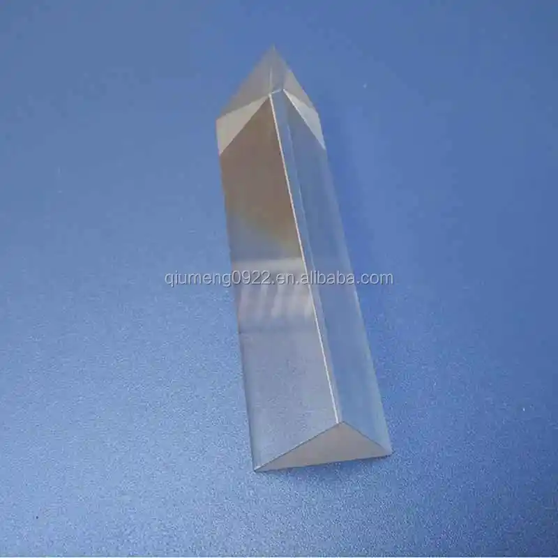 LLAni K9 Prisme triangulaire en verre optique angle droit réfléchissant pour enseigner le spectre de la lumière