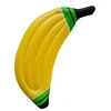 Top selling Banana shaped floating row yellow banana pool float swim seat Water group building activities