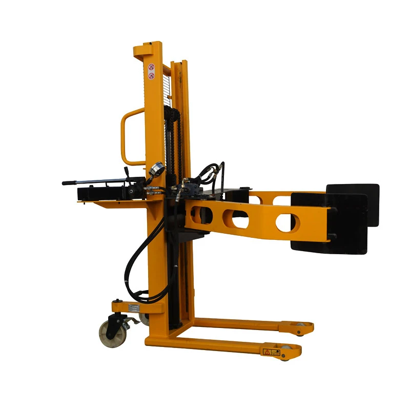 200kg Hydraulic hand Manual self paper roll reach stacker forklift lifter