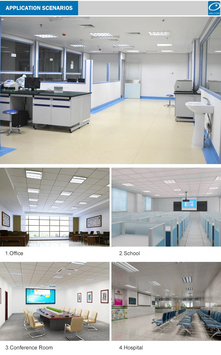 Surface Mounted Hanging office school 30w 38w 58w LED Fixture Ceiling Light