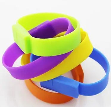 Customized PVC Bracelet USB Flash Drive Stick - ANKUX.COM