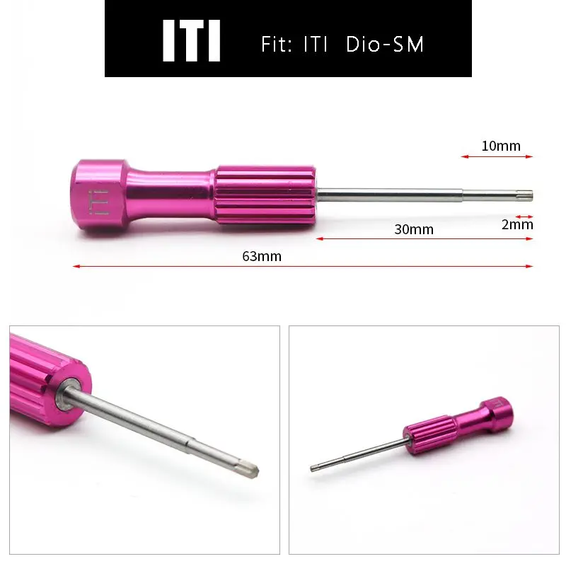 Dental Lab Implant Screwdriver Set 8 Pcs Mini Technical Screwdrivers