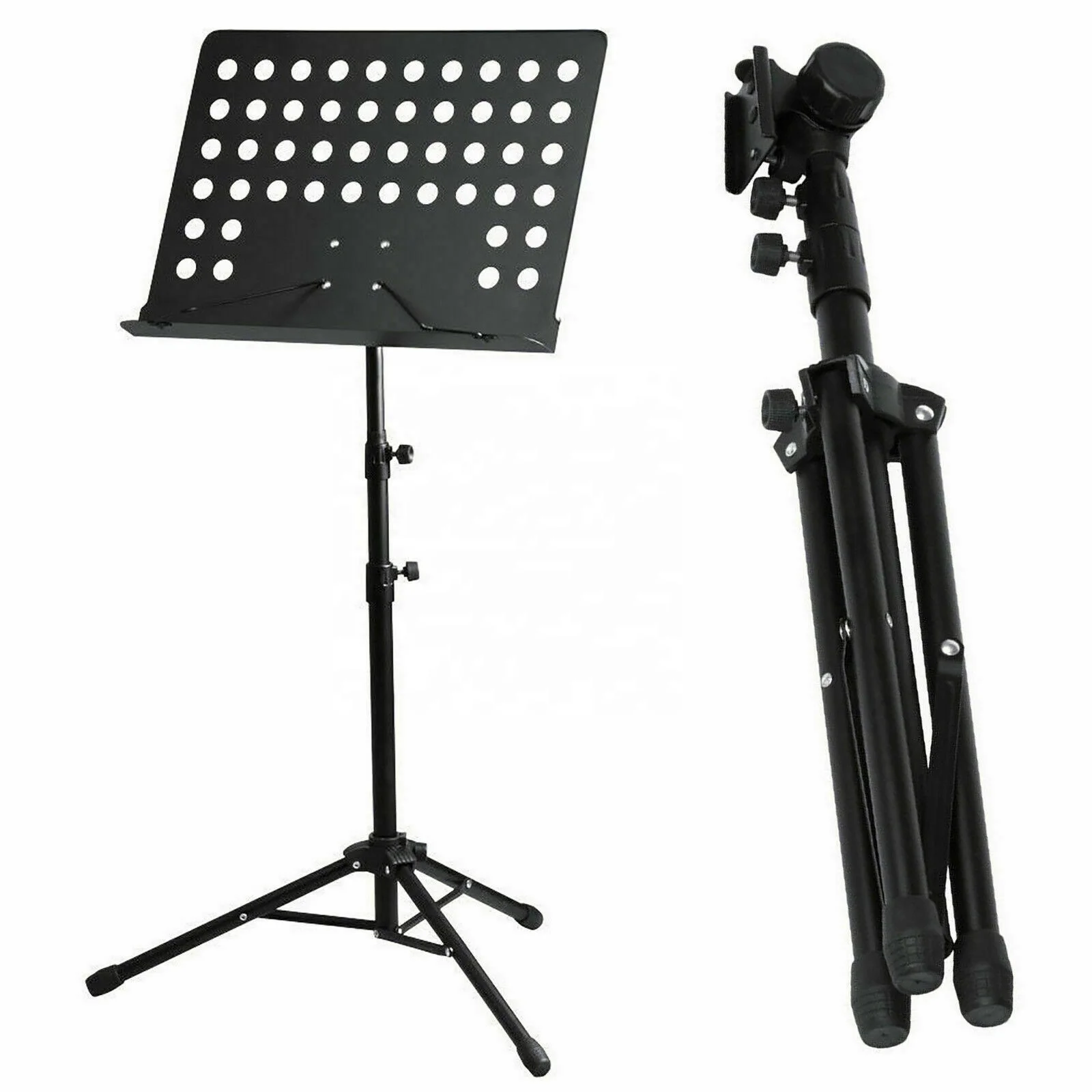 Heavy Metal Foldable Music Stand Stand Tripod Orchestral Board Music