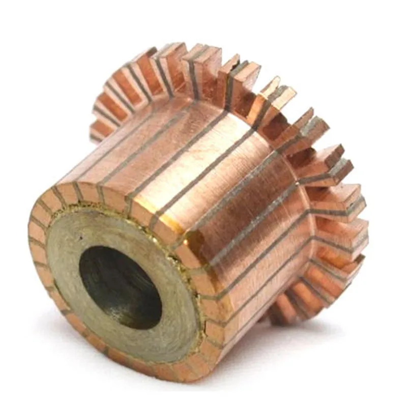 7 Pole 24 Slots Rotor Dc Electric Motor Commutator Buy 11p Dc End