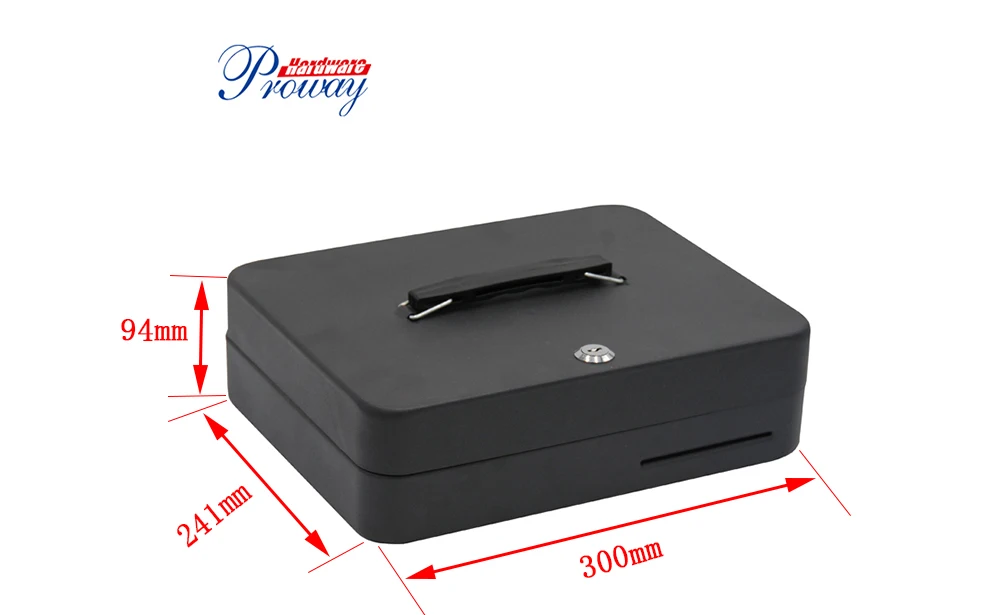 Metal Money Cash Box Coin Slot Collecting Office Price Strong Safe