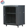 High quality Waterproof DDF Data Center 19inch 9U/12U/32U/42U Network rack server cabinet with glass door