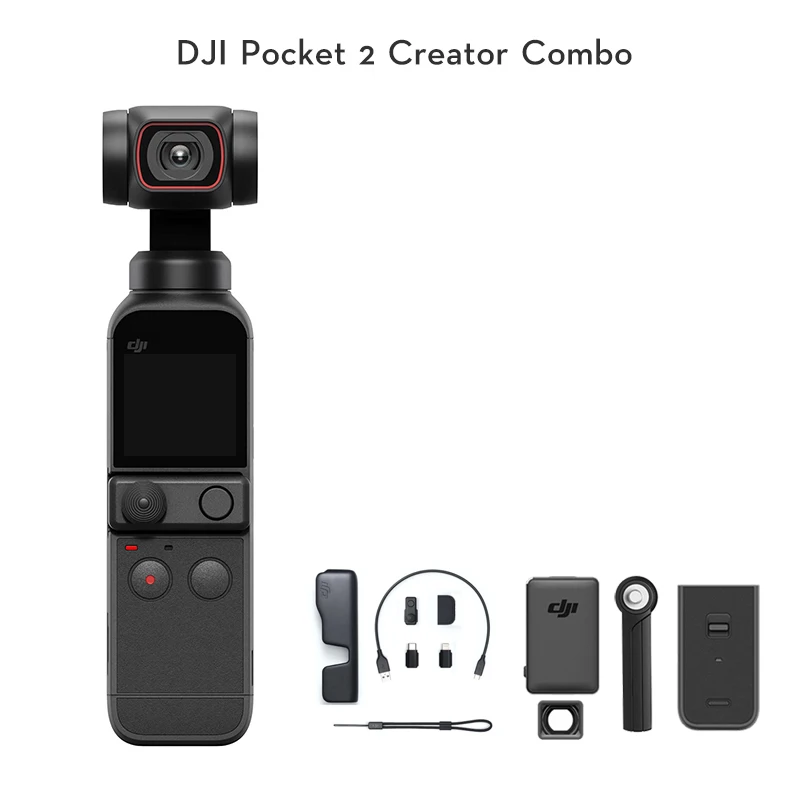 Dji Osmo Pocket 2 6-axis Pocket Camera With 8x Zoom Activetrack 3.0  1/1.7-inch Sensor 64mp Images Camera Original Brand New - Buy Dji Osmo  Pocket 