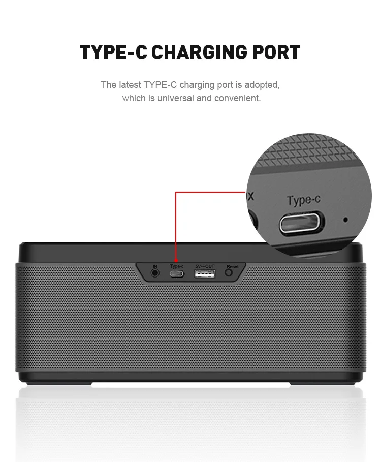 2021 Bluetooth 5.0 hands free Bluetooth speaker outdoor portable wireless speaker - ANKUX.COM