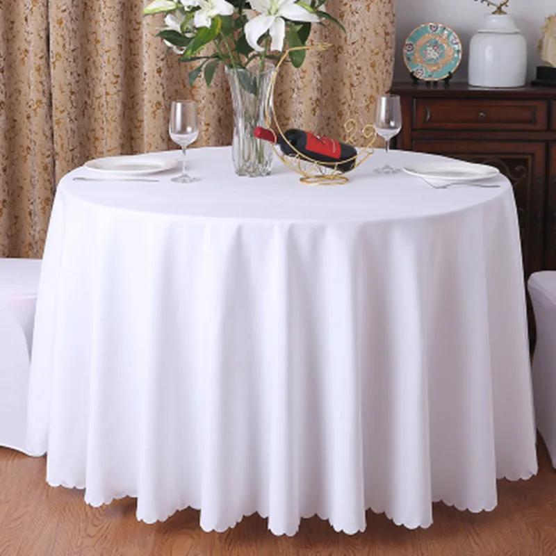 Lot De 12 Nappes Rondes Jetables Bleu Marine – Diamètre 213 Cm, Pour Tables De 1,8 M, Mariage, Anniversaire