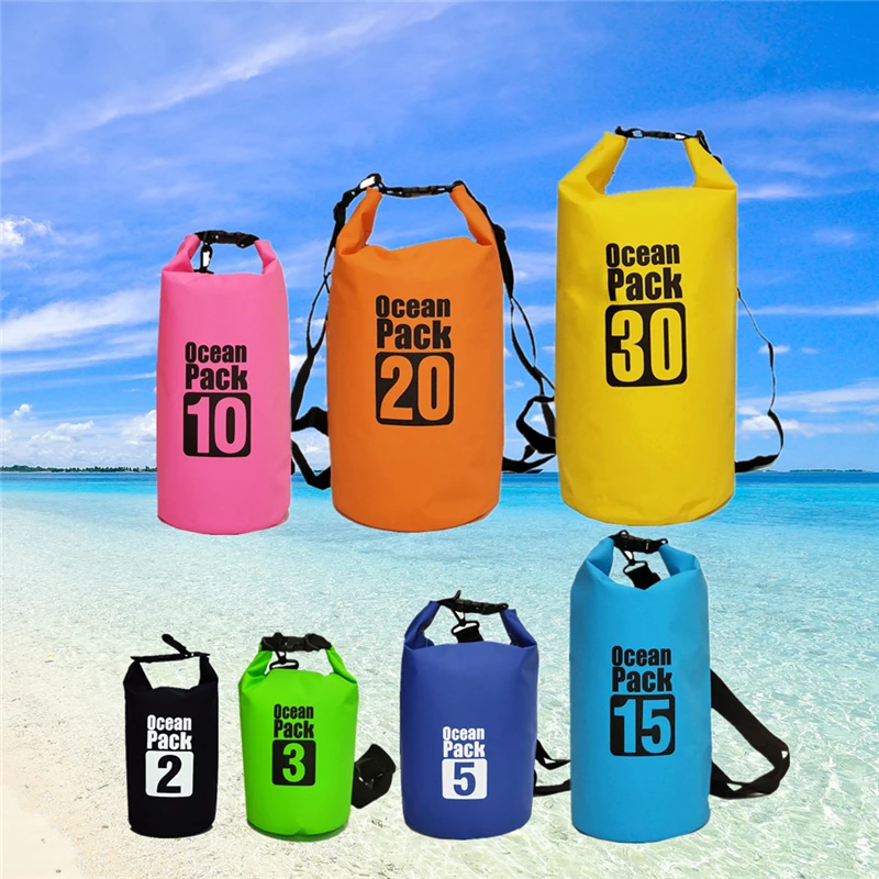 Professional Camping Floating Pvc Waterproof Backpack Ocean Pack Dry Bag For Outdoor Sports
