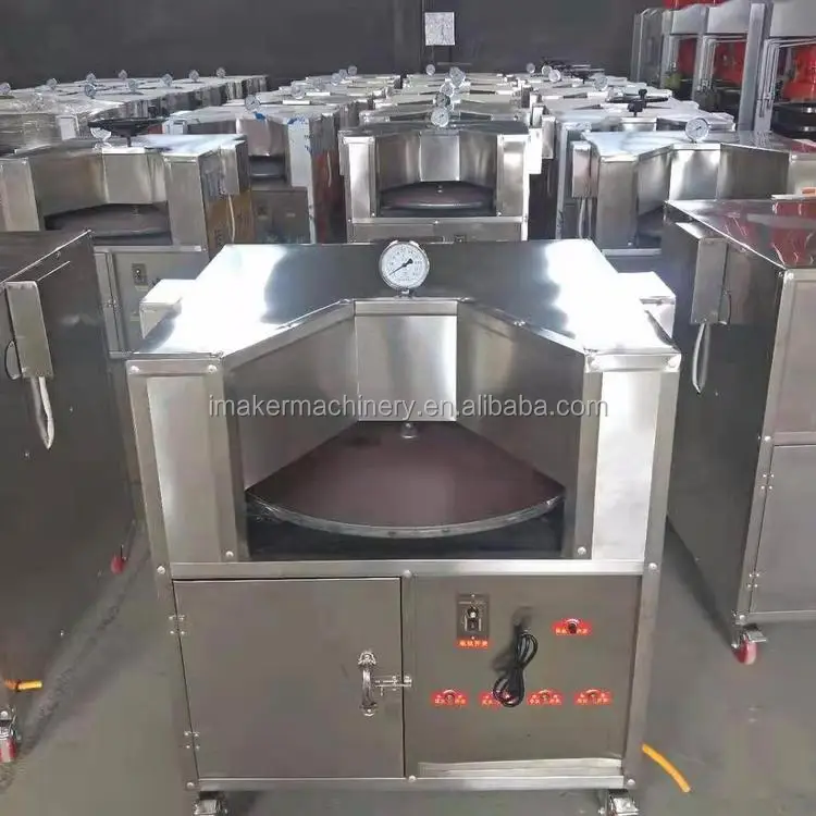 Turkish Pita Bread Baking Machine Making Greek Pita Arabic Bread Gas