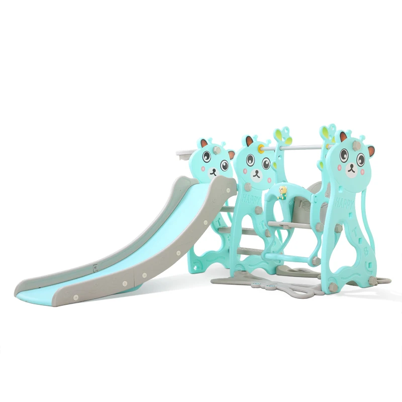 Plastic Indoor Slide With Swing Children Slide Kids Plastic Slides For