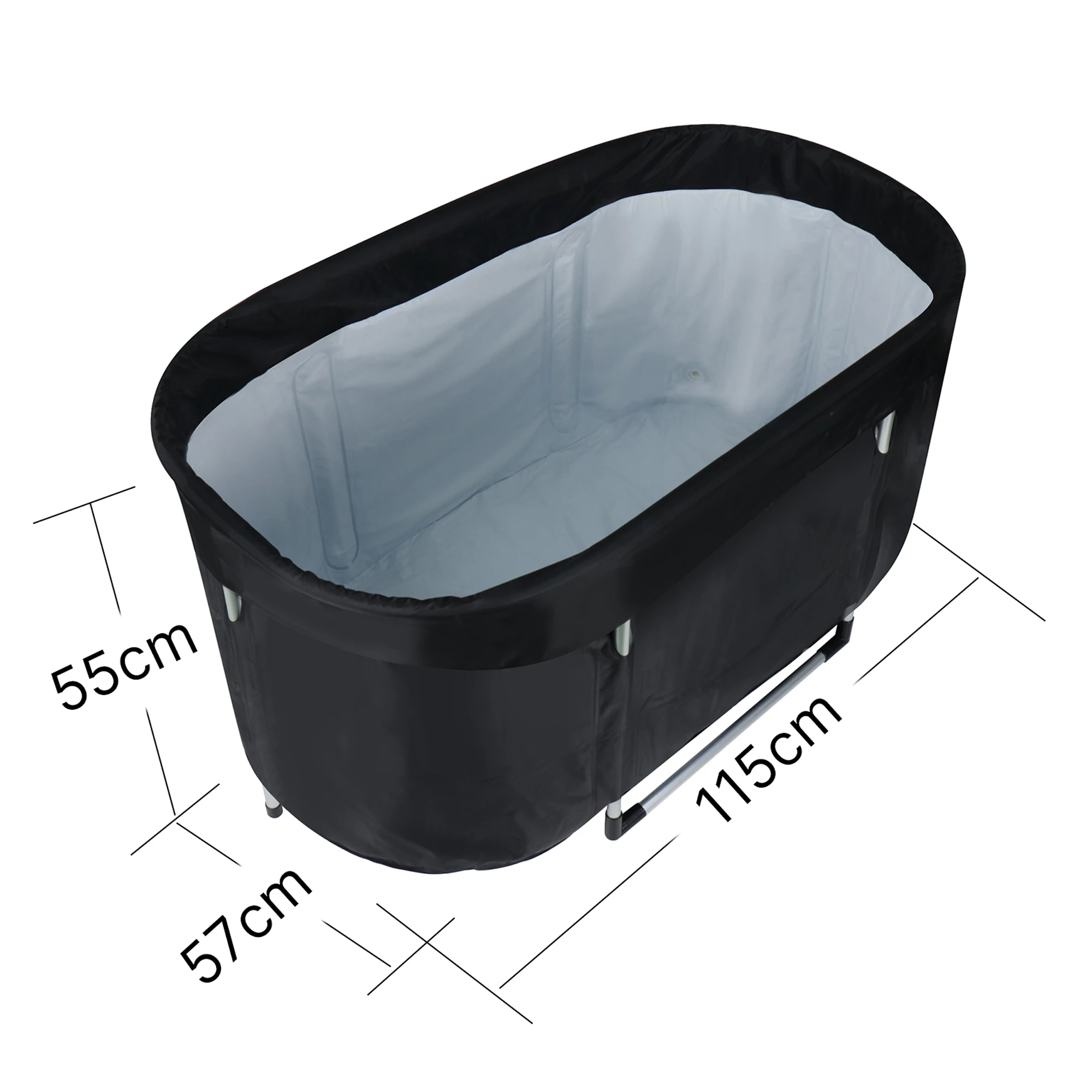 New Design Sport Recovery Oval PVC Ice Bath Tub Single Person XL Cold Plunge Therapy Pool for Athlete- New Design Sport Recovery Oval PVC Ice Bath Tub Single Person XL Cold Plunge Therapy Pool for Athlete-