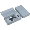linen velvet USB flash drive photo packaging gift box for wedding