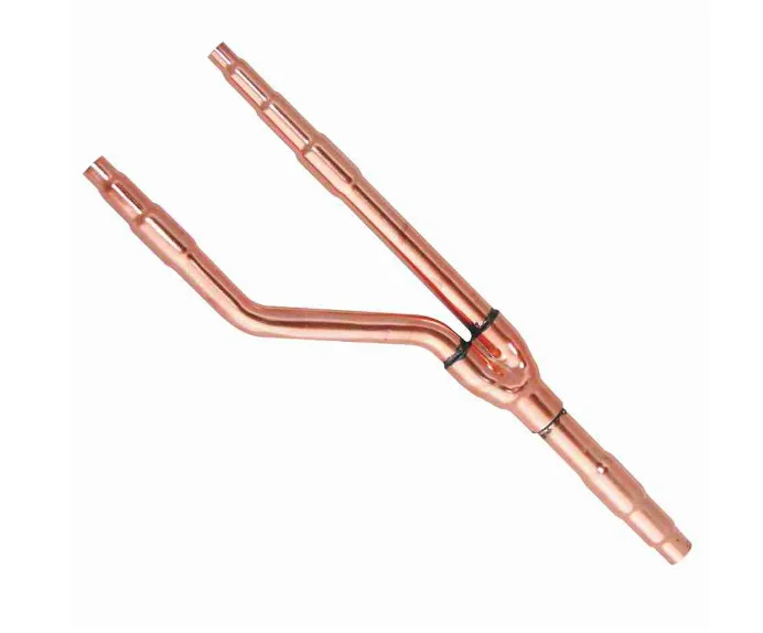 Copper disperse pipe Y branch copper refnet joint for VRF/VRV SYSTEM Air conditioner details