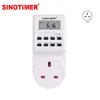 UK Plug Digital Weekly Programmable Electrical Wall Plug-in Power Socket Timer Switch Outlet Time Clock 220V AC