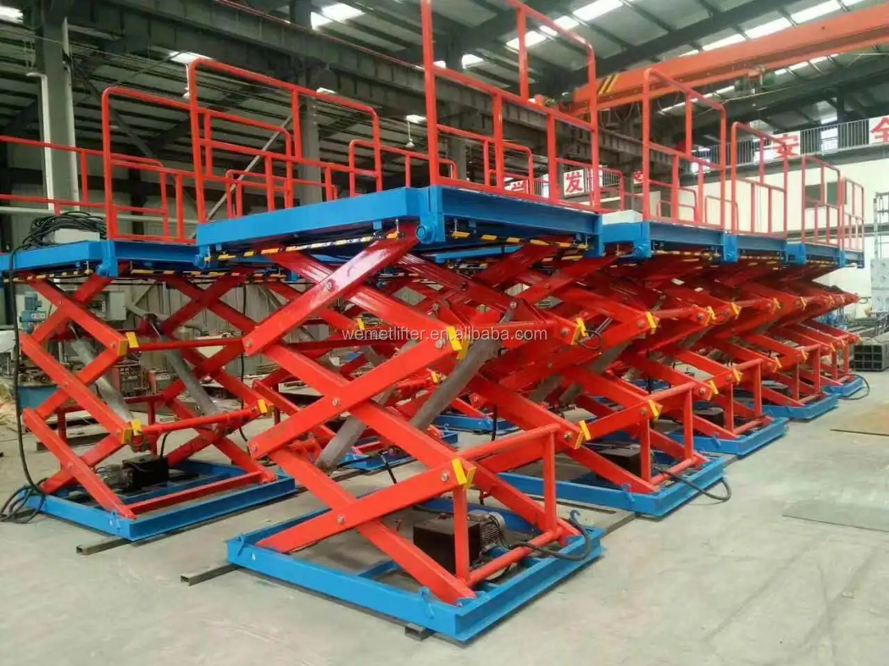 Wemet Double Level Car Storage Parking Lift Underground Double Deck