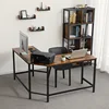 Wholesale Furniture Distributors Luxury Wooden Custom Built Computer Desk Narrow Corner Desk