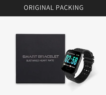 smart bracelet sustained heart rate a6