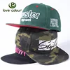 Hot sale cotton material cheap custom embroidery flat brim snapback caps