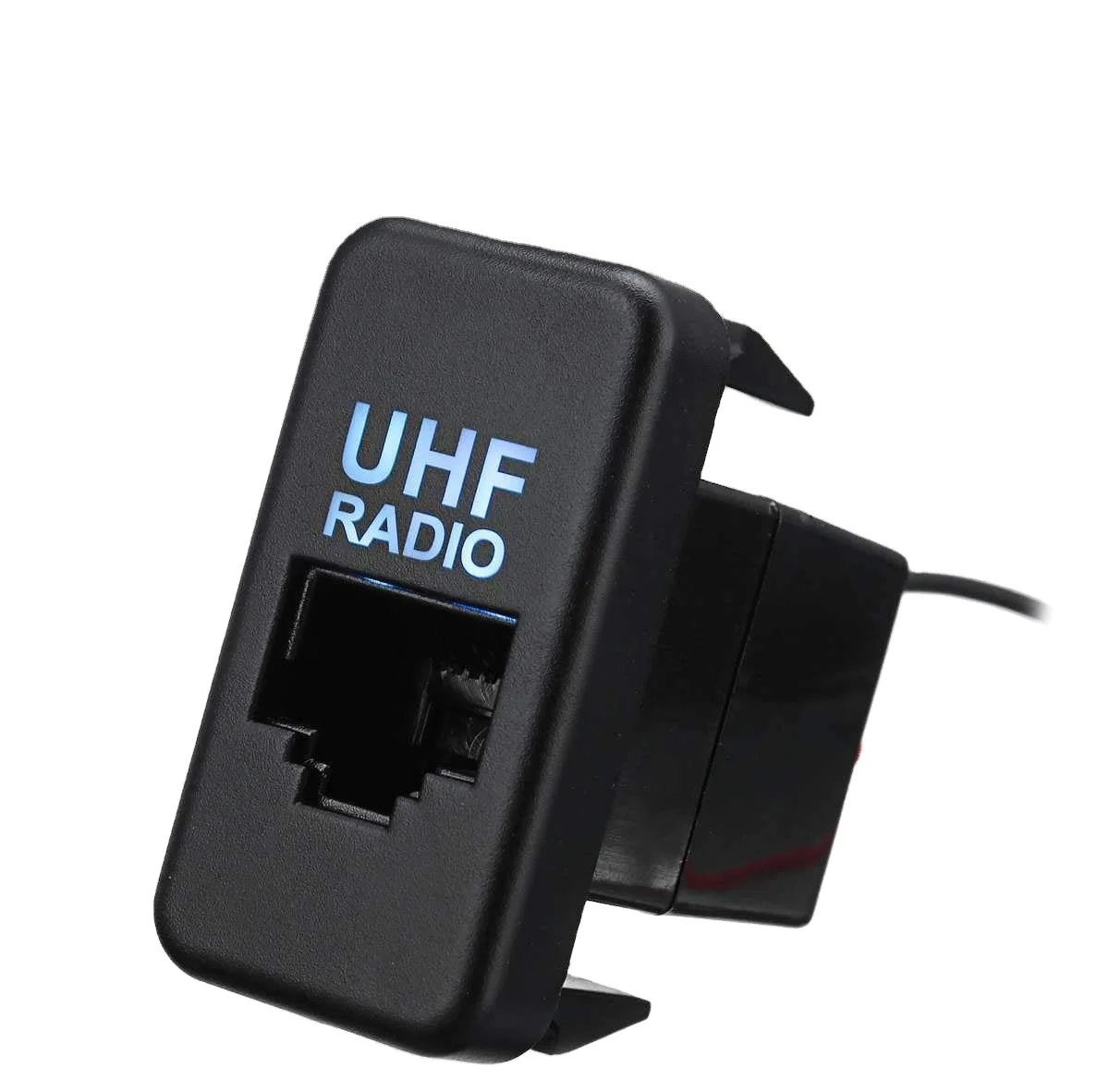 RJ45 UHF Radio Microphone Blue Led Pass Through Socket Outlet for ...