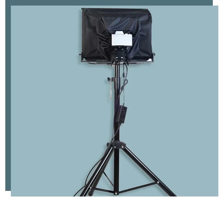 Dunwei 20 Inch Camera Teleprompter For Iphone Dslr Camera Camcorder