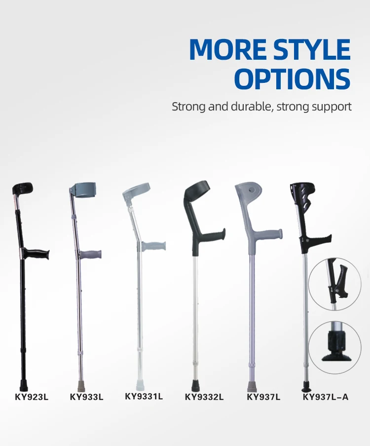 Kaiyang Ky937la Adjustable Alloy Aluminum Forearm Crutches Canada