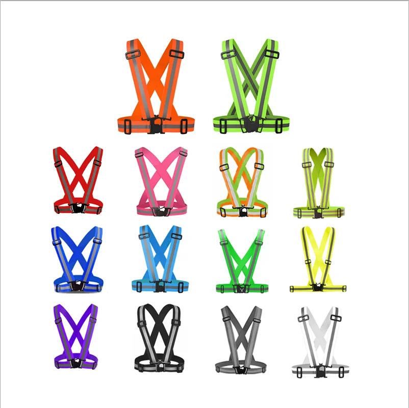 

reflective elastic belts,2 Pieces, Red / blue / coffe/orange /green /black /purple etc