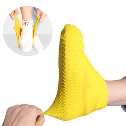 Reusable Silicone Shoe Covers and Boot Waterproof Rain Socks Silicone Rubber Shoe Protectors