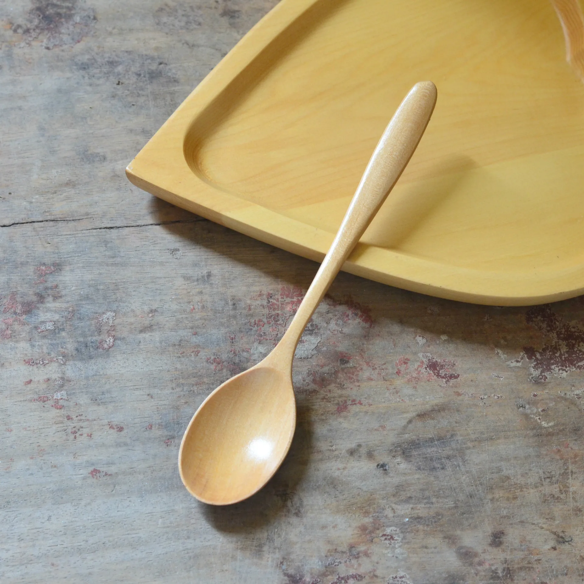 set of wooden spoons