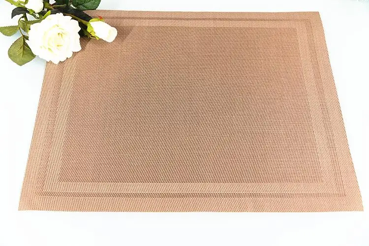 Good Price Woven Table Mat Washable Resistant Antiskid Bulk Plastic