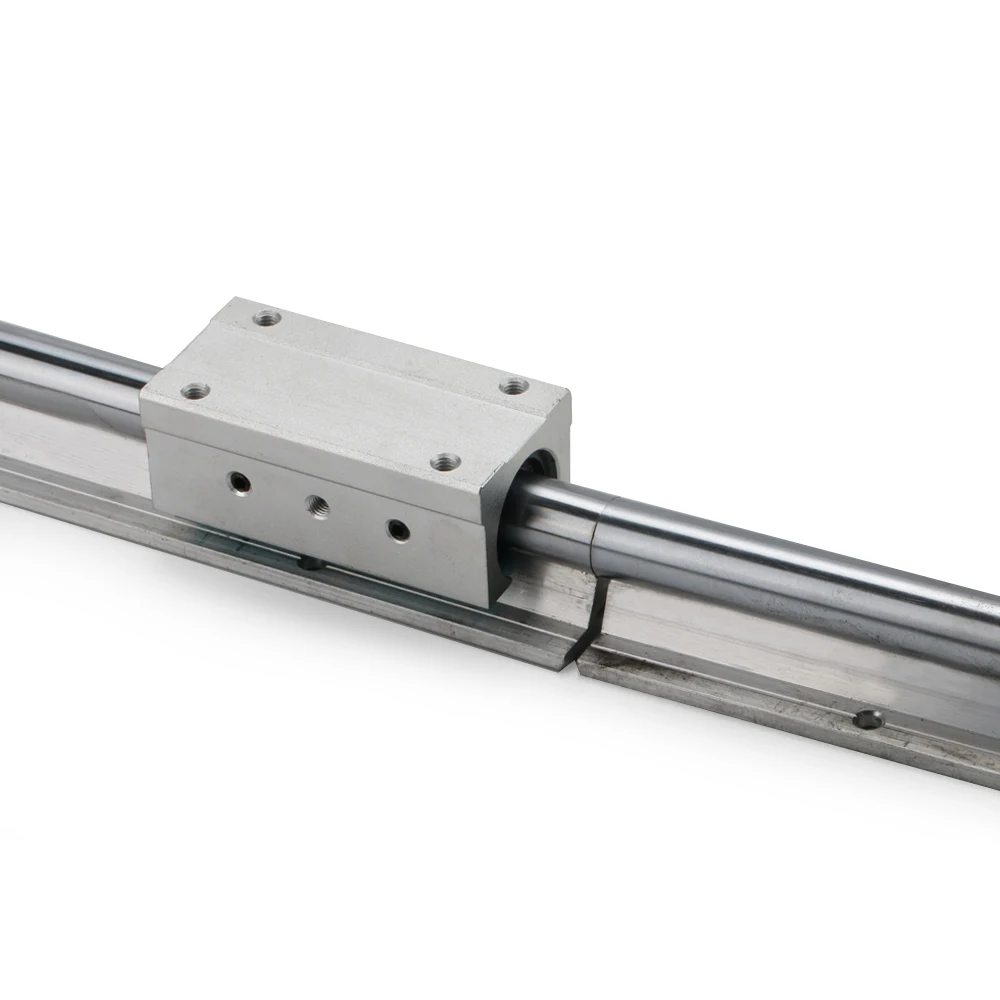 M4 M6 M8 Threaded Hole Stepped Shaft Spring Slot Keyway Chrome Shaft