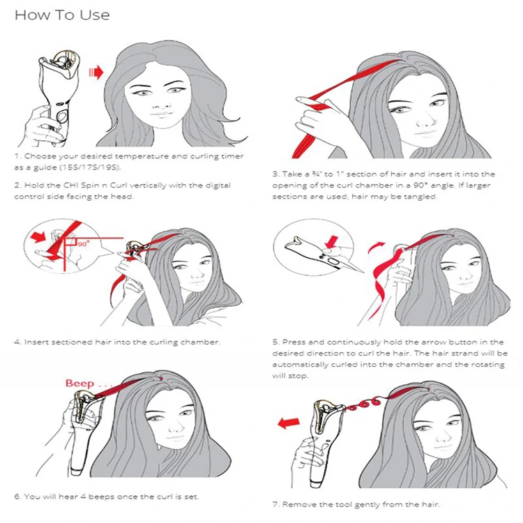 auto curling iron