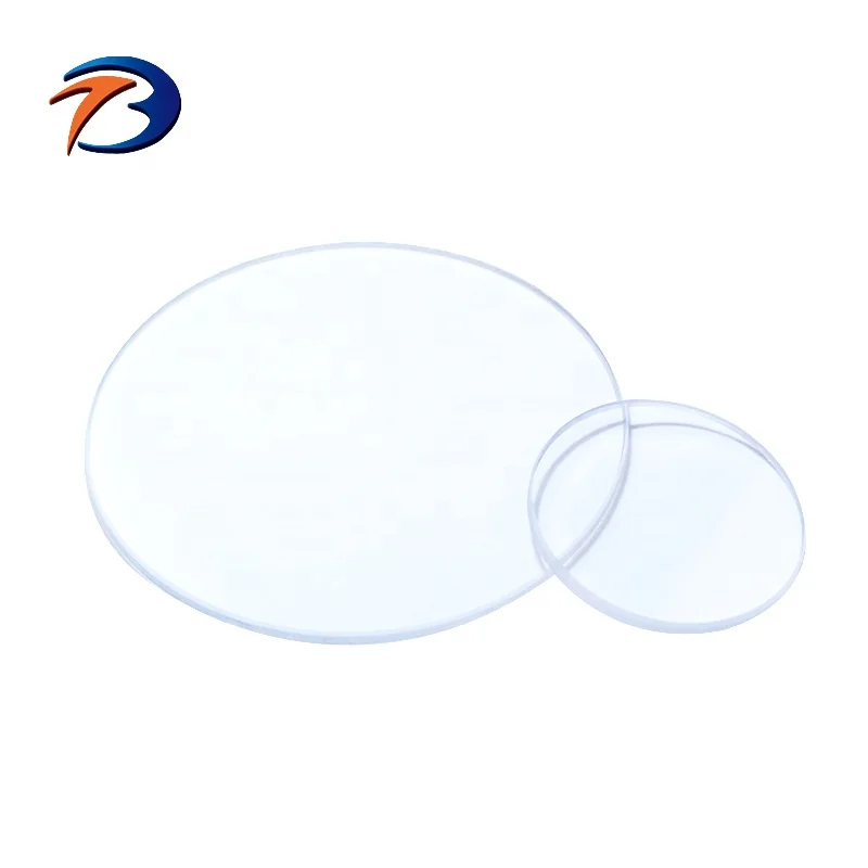 Optical glass CaF2 wafer windows single  crystal Calcium Fluoride Window