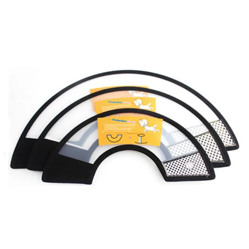 Pet Recovery Dog Cones Cat Cone After Surgery Vent Adjust Plastic Dog