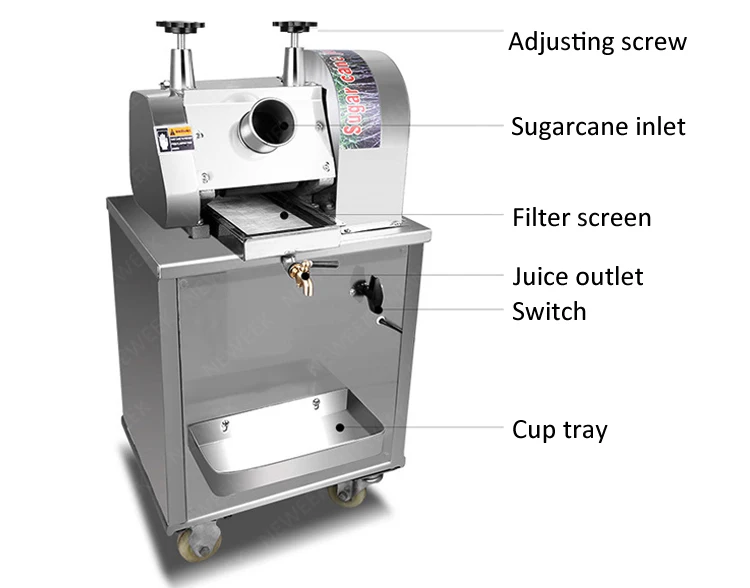 NEWEEK electric ginger juice extractor sugarcane juicer machine price