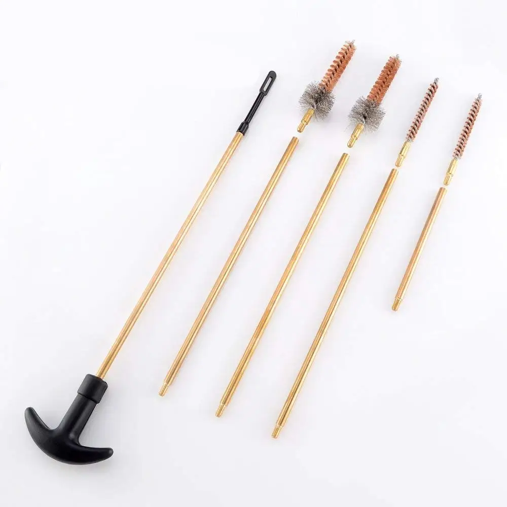 Bristle Brush Brass Rod Handgun Ar15 M16 Rifle Compact Gun Cleaning Kit