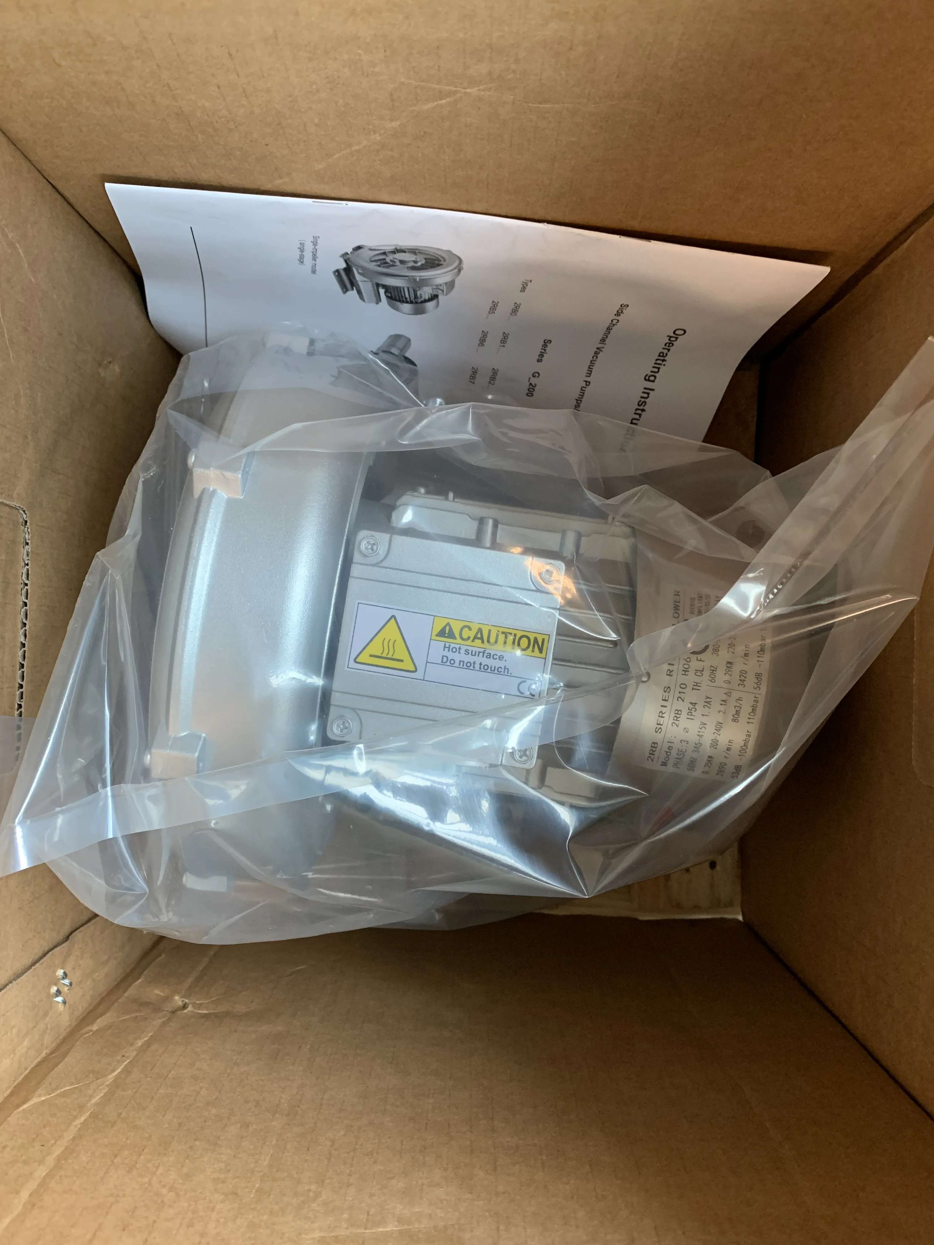 Centrifugal Fan, 110v, Cast Iron - detail 48