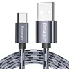 Wholesale Nylon Braided Micro USB Type C Fast Charging Cable for Samsung Xiaomi Huawei HTC