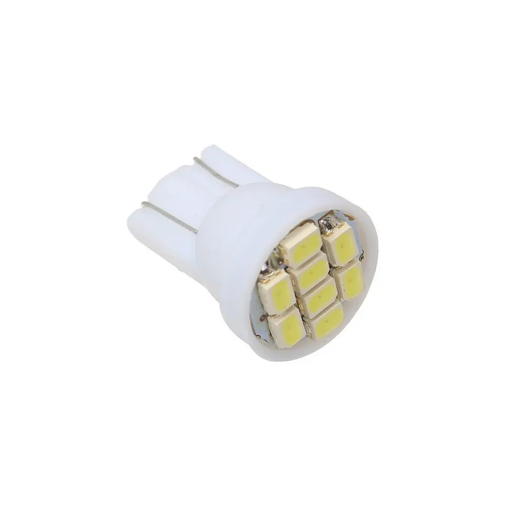 white Led T10 8 smd 1206 8leds 8SMD Car Interior Light 194 168 192 W5W 3020 Auto Wedge Lighting DC 12V