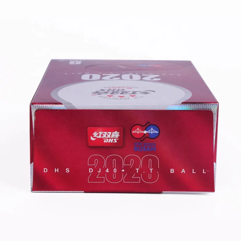 ITTF Worlds Busan 2020 Table Tennis Ball 2 x 6 pcs box DHS DJ40 