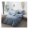 Stock 3d Printed washable Linen Cotton Luxury Comforter Bedding Set