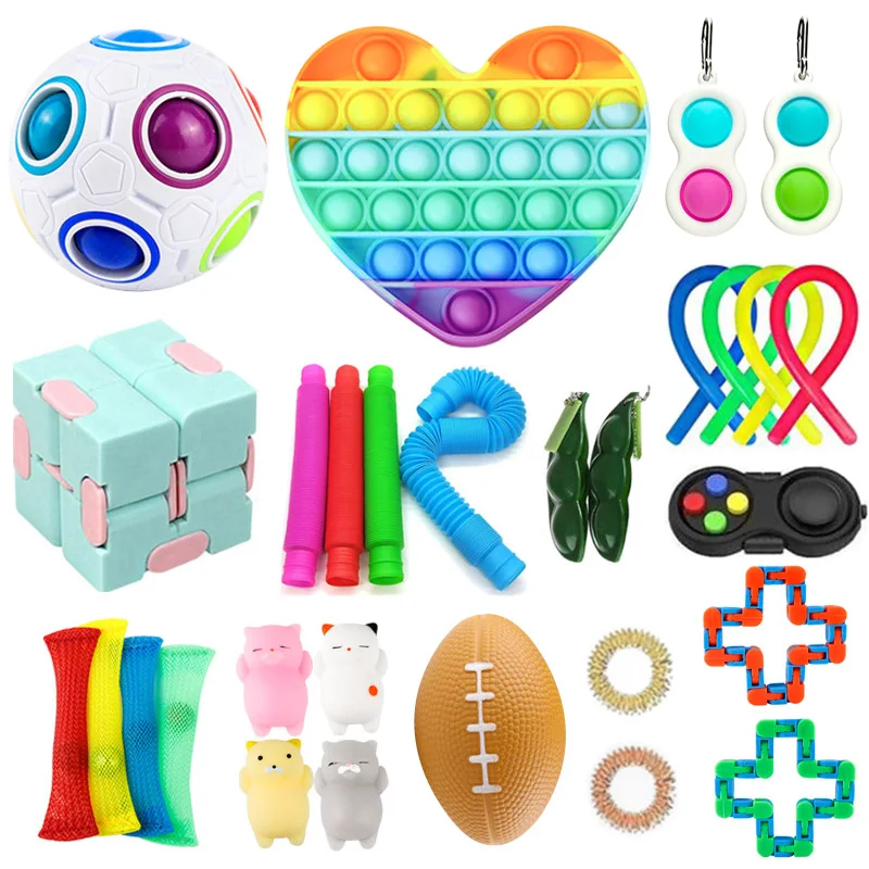 29pcs Fidget Toy Set Cheap Sensory Fidget Toys Pack For Kids Or Adults