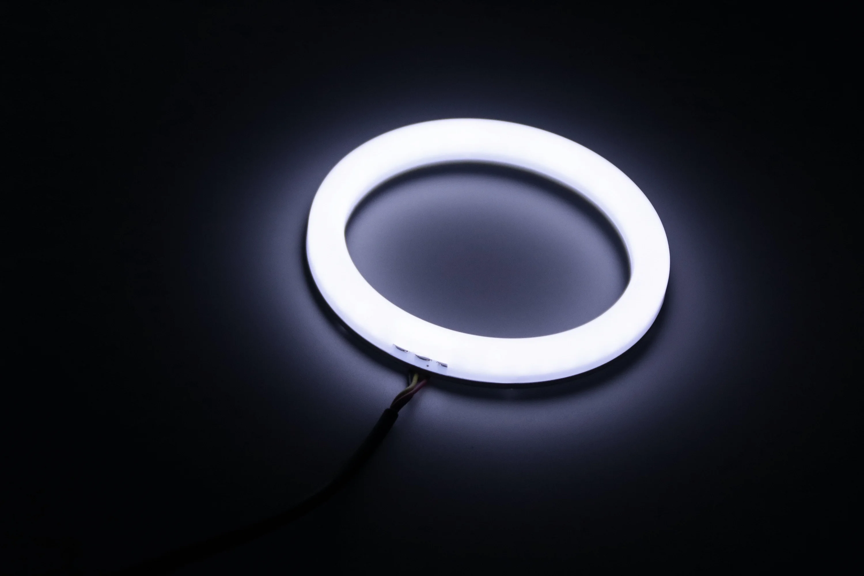 Led Cotton Switchback Angel Eyes Full Round Circle Halo White Yellow 2