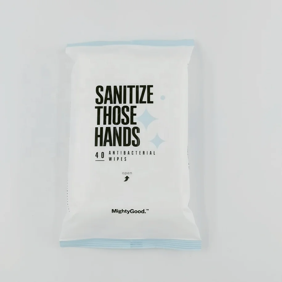 Single Packing Soft Cleaning Custom Wet Wipes For Hotels/ Restaurants/ Airlines Oem Disinfection