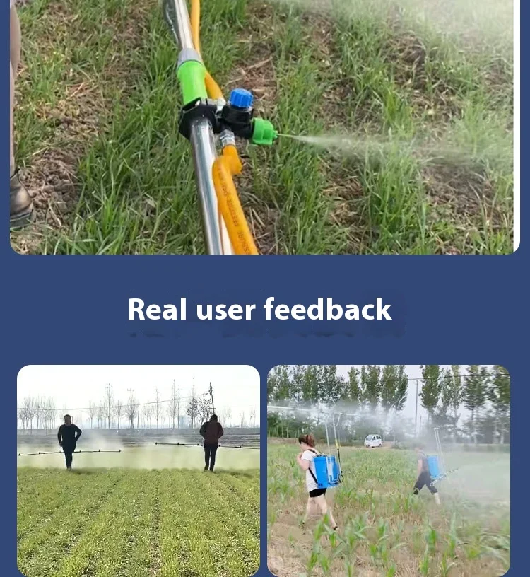 Pulverizador Costal Elétrico com Bomba de Múltiplos Bicos, Equipamento Agrícola para Trigo e Milho, Componente Essencial do Motor Fabricado na China
